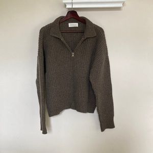 Kindersalmon wool pullover sweater